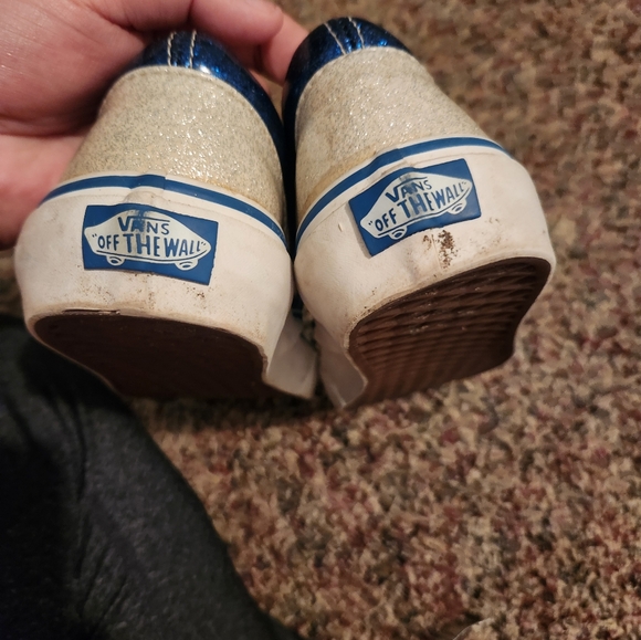 Vans silver and blue shoes - Picture 4 of 6